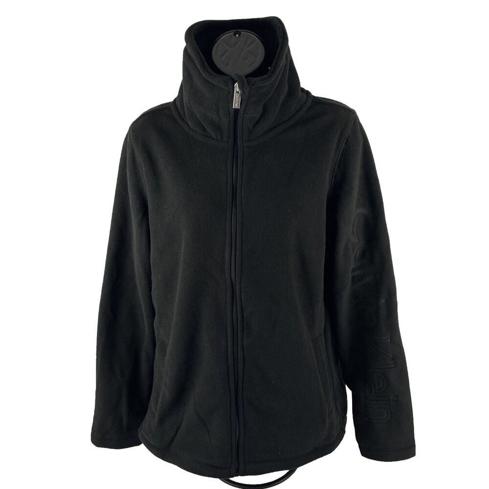 New Women’s Calvin Klein Performance Funnel Neck Fleece Jacket‎ Size Medium NWT